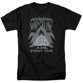 Adventure Time Marceline Concert Adult Black T-Shirt