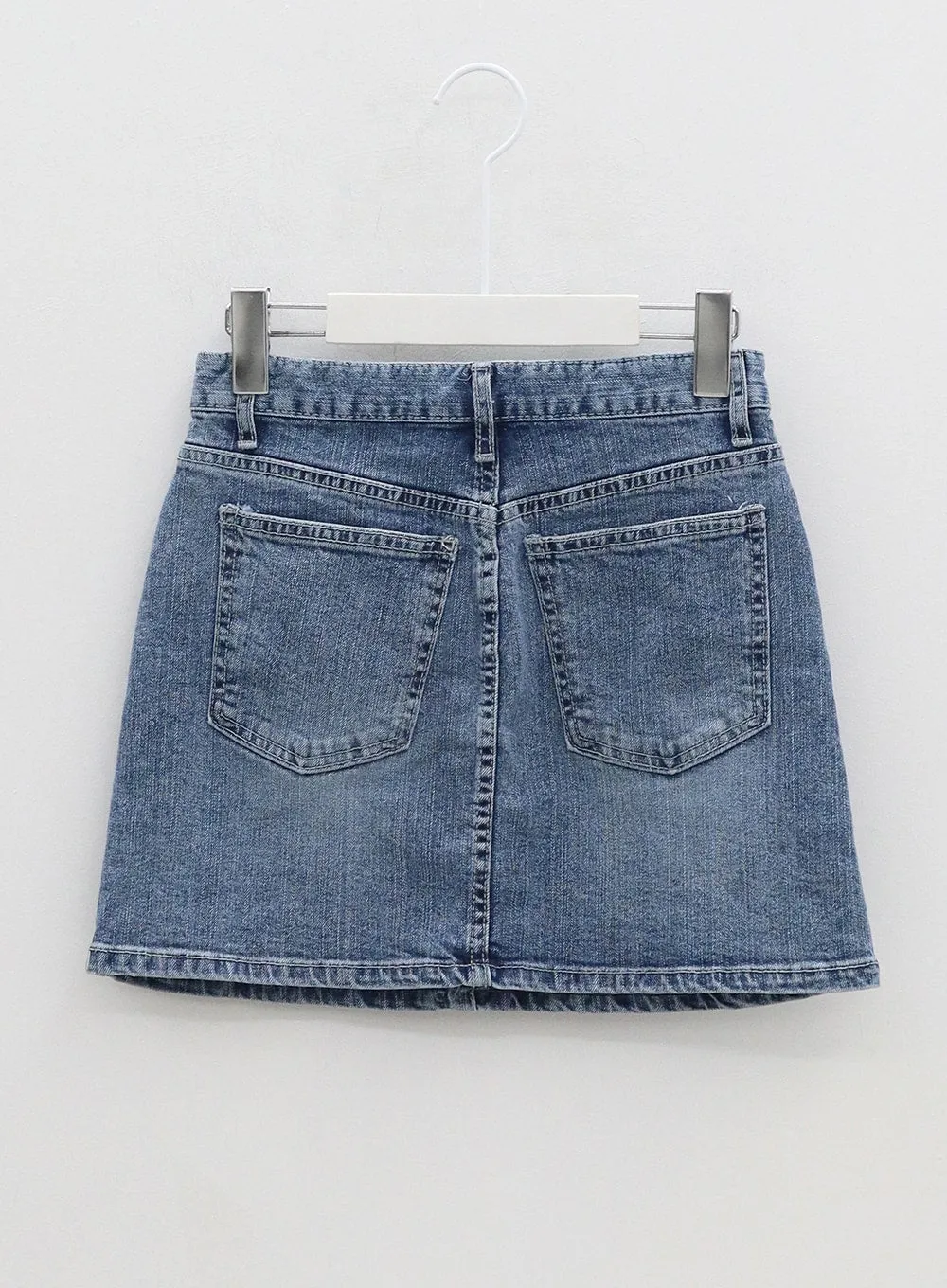 Blue Denim Mini Skirt OM329