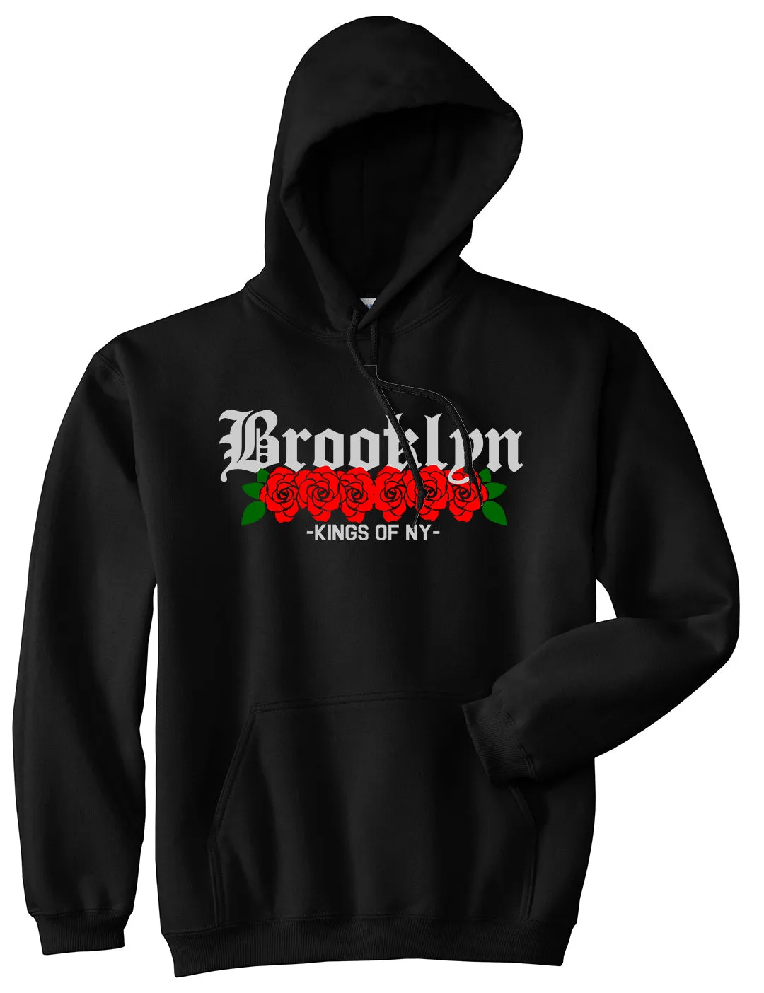 Brooklyn Roses Kings Of NY Mens Pullover Hoodie