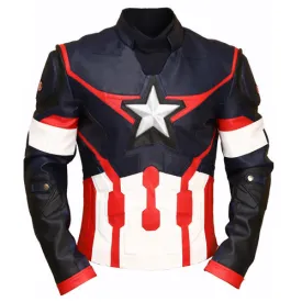 Captain America Civil War Leather Jacket