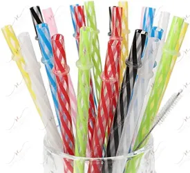 Colored straw