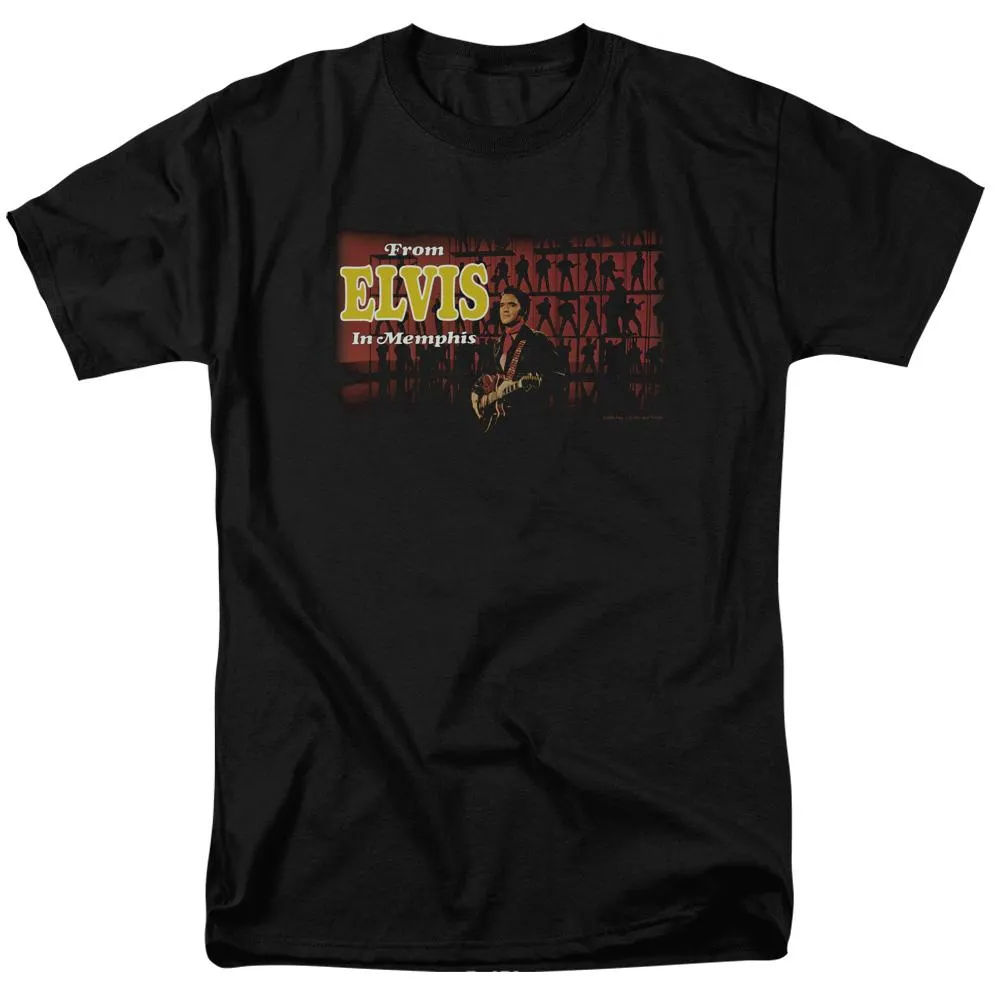 Elvis Presley From Elvis in Memphis Mens T Shirt Black