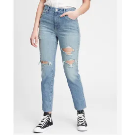 GP Slim Boyfriend Ripped Jeans