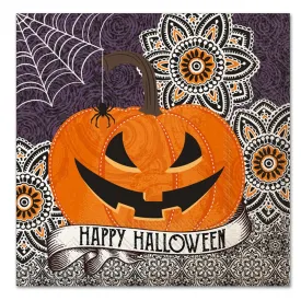 Happy Halloween Pumpkin Paper Luncheon Napkins