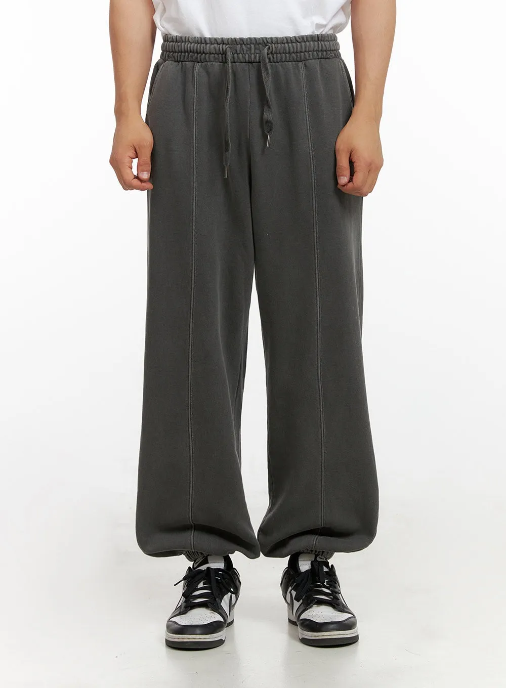 Men's Washed Jogger Pants IG409