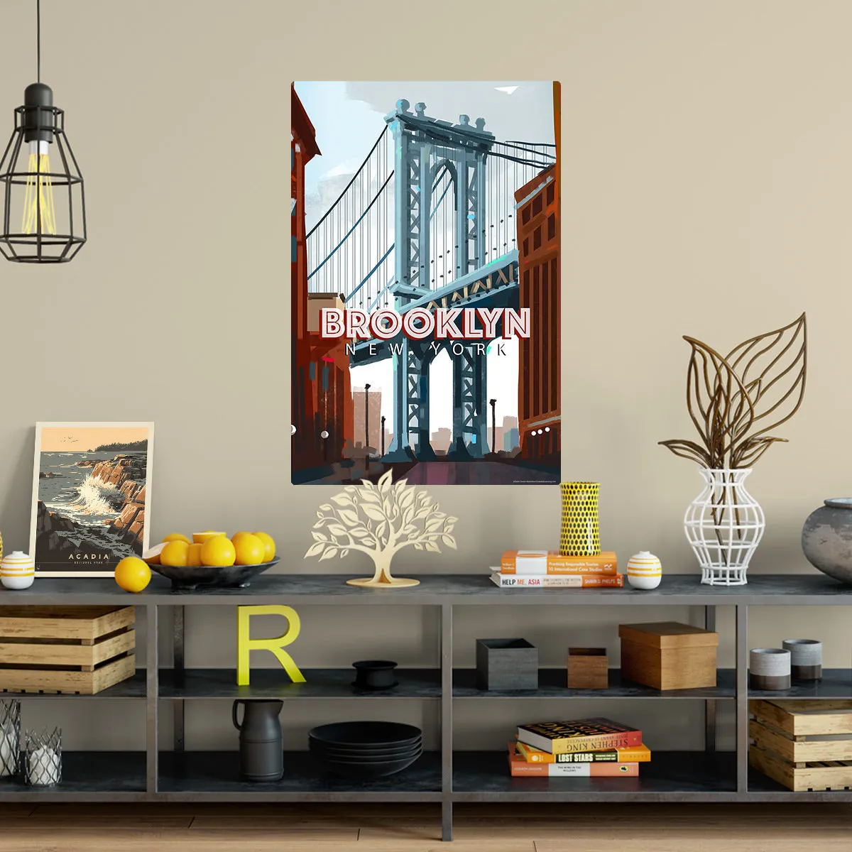 New York Brooklyn Bridge State Travel Decal