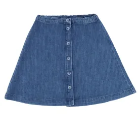 SOFT GALLERY DENIM BUTTON DOWN SKIRT