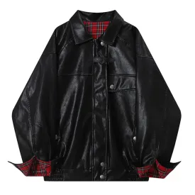 Teen Spirit Grunge Leather Jacket