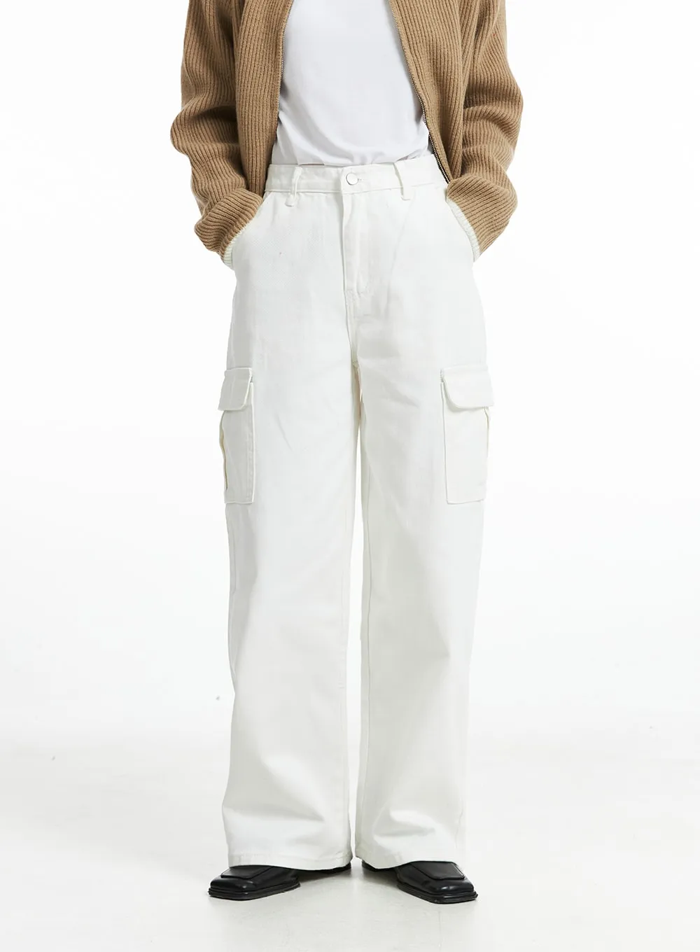 Wide Fit Cargo Pants OO323